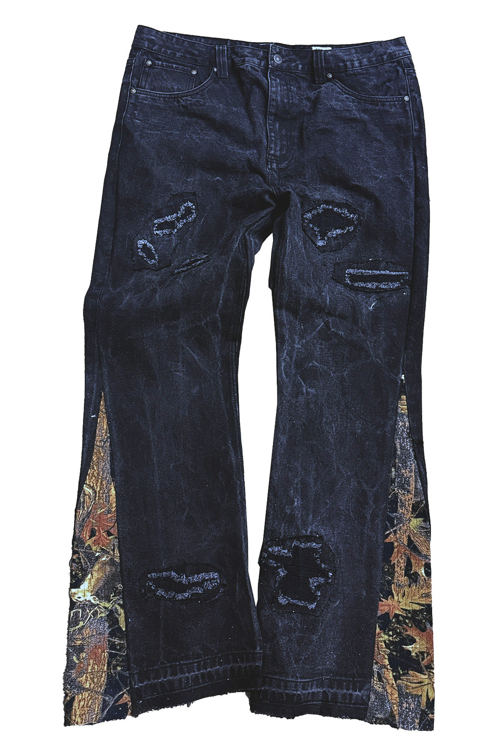 "Hunter" Camo Flared Jeans