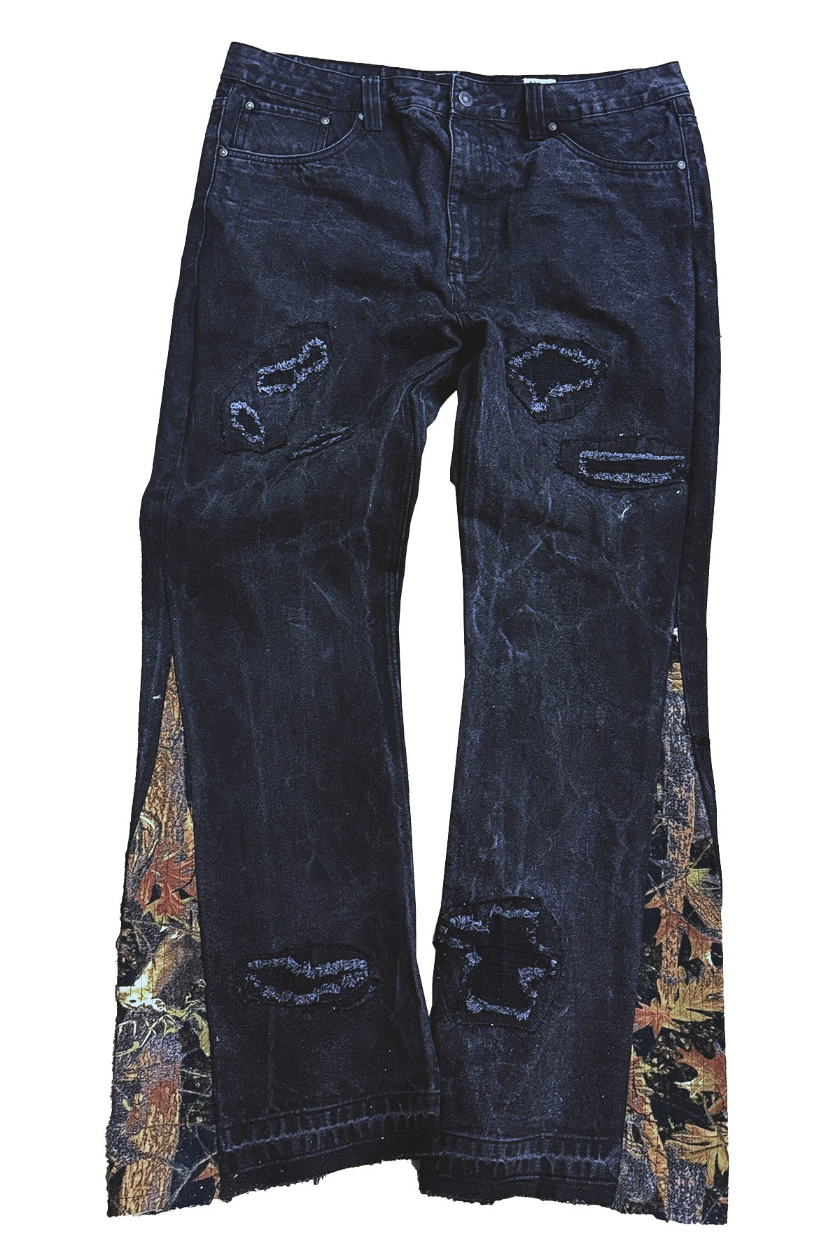 "Hunter" Camo Flared Jeans